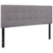 Flash Furniture Bedford Headboard, Queen, Gray Fabric HG-HB1704-Q-LG-GG - alternate 3